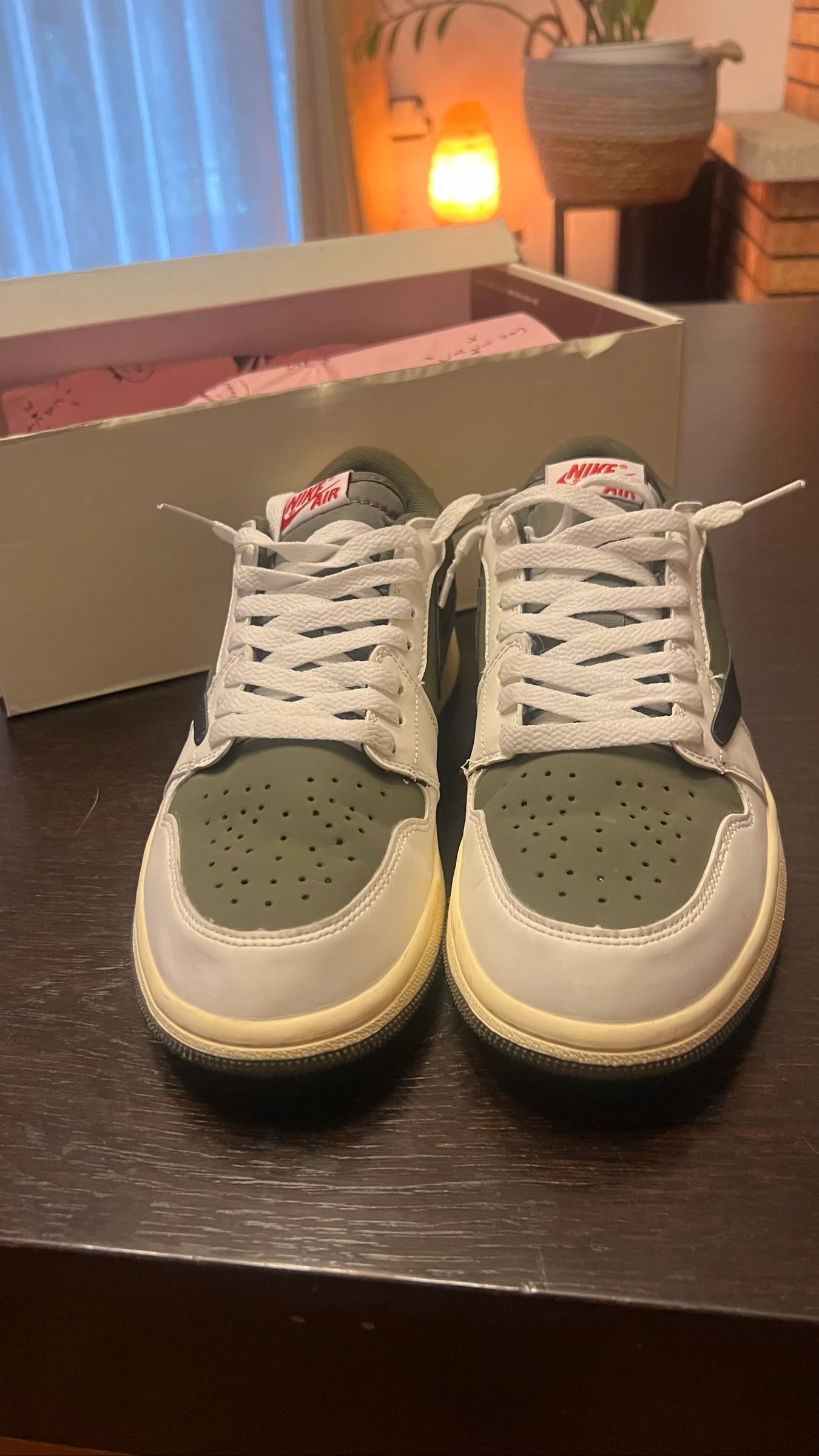 Nike Air Jordan 1 Low x Travis Scott Olive | Caixa Incluída – photo 3